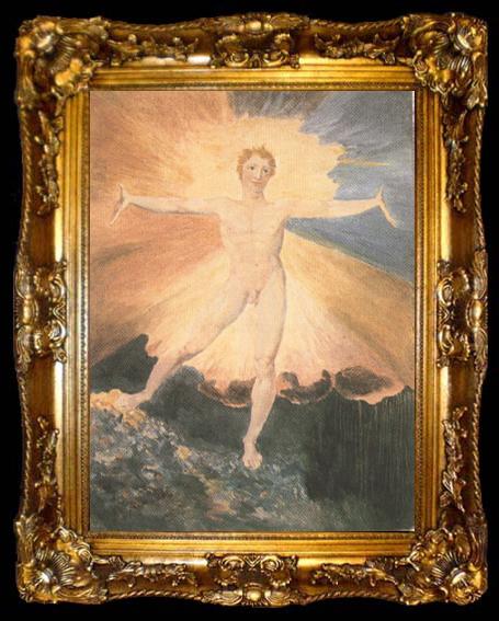 framed  William Blake Happy Day-The Dance of Albion (mk19), ta009-2